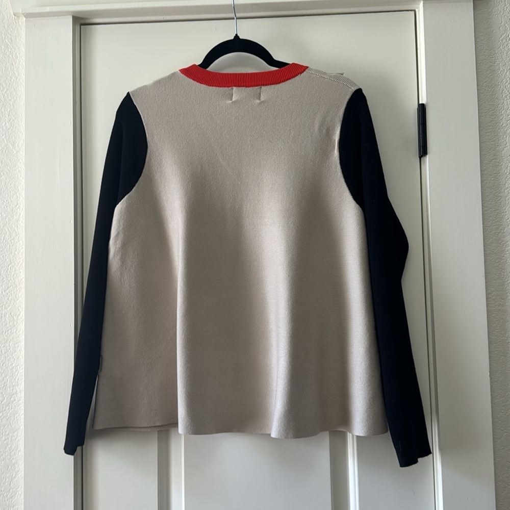 NWT Compania Fantastica Size Medium lightweight Colorblock Sweater - Picture 6 of 6